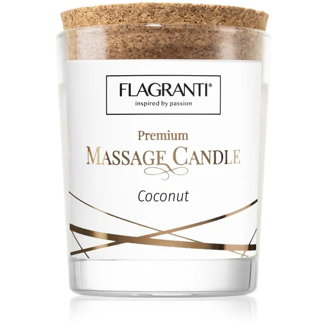 Flagranti Massage Candle Coconut masážní svíčka 70 ml