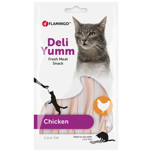 Flamingo Deli Yumm paštika - s tuňákem a lososem (5 x 14 g)