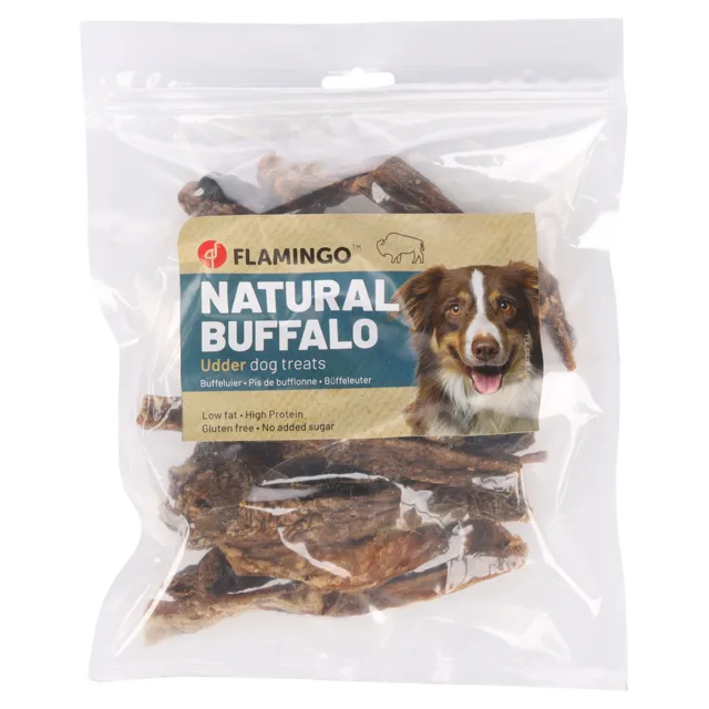 Flamingo Nature Snack Buffalo Udder - výhodné balení: 2 x 200 g