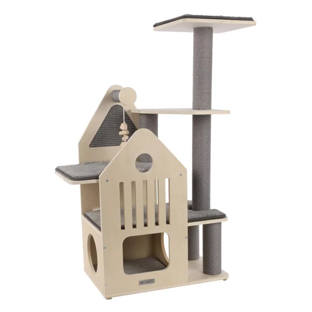Flamingo škrabací strom Kaisa Grey & Beige | Škrabadla pro kočky | P58546