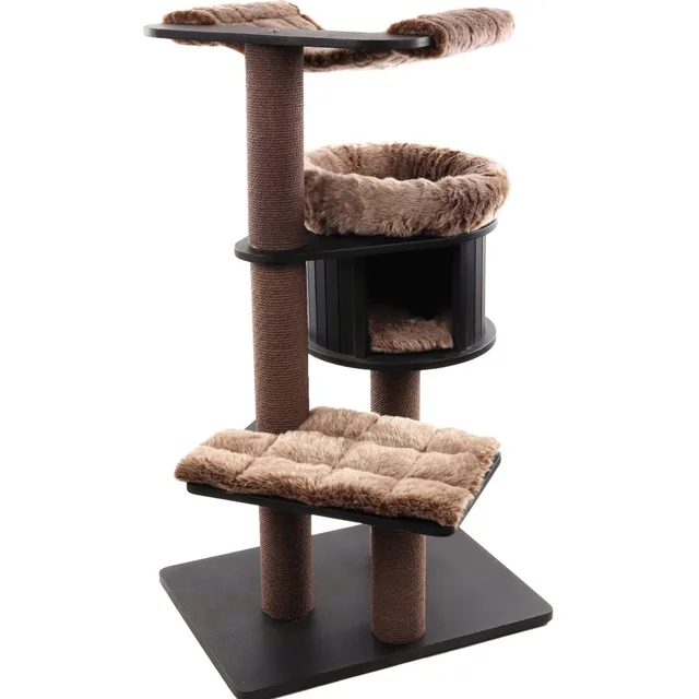 Flamingo Škrabací strom Raisa 2 Brown & Grey | P58310