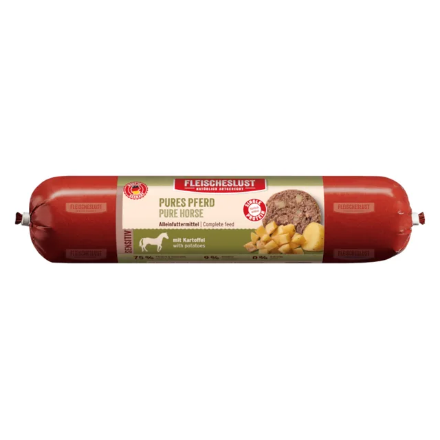 Fleischeslust Sensitive 8 ks (8 x 400 g) - čisté jehněčí s bramborami