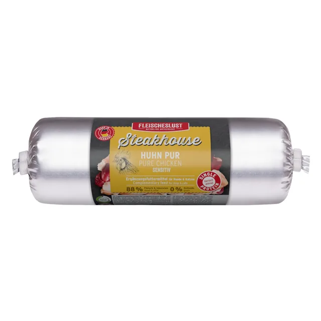 Fleischeslust Steakhouse Sensitive 12 x 500 g - Čisté hovězí