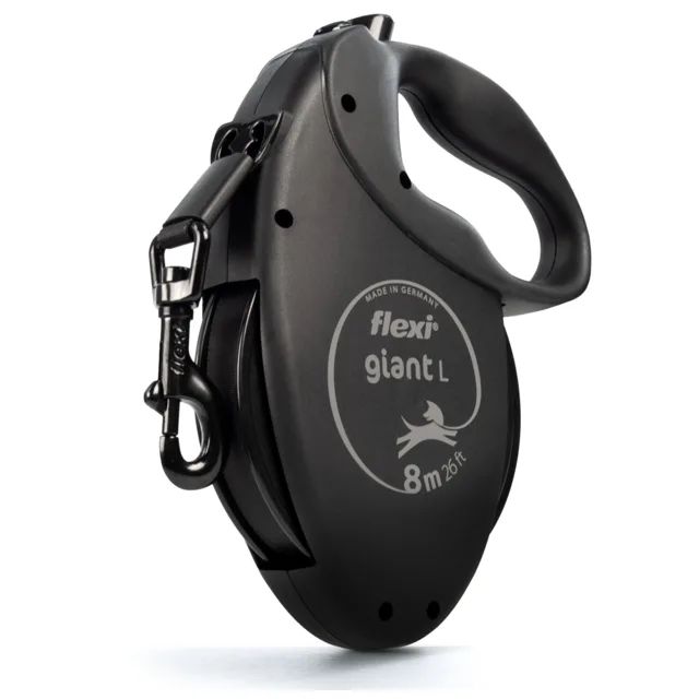 flexi Black Edition vodítko, 8 m - Velikost L: do 50 kg