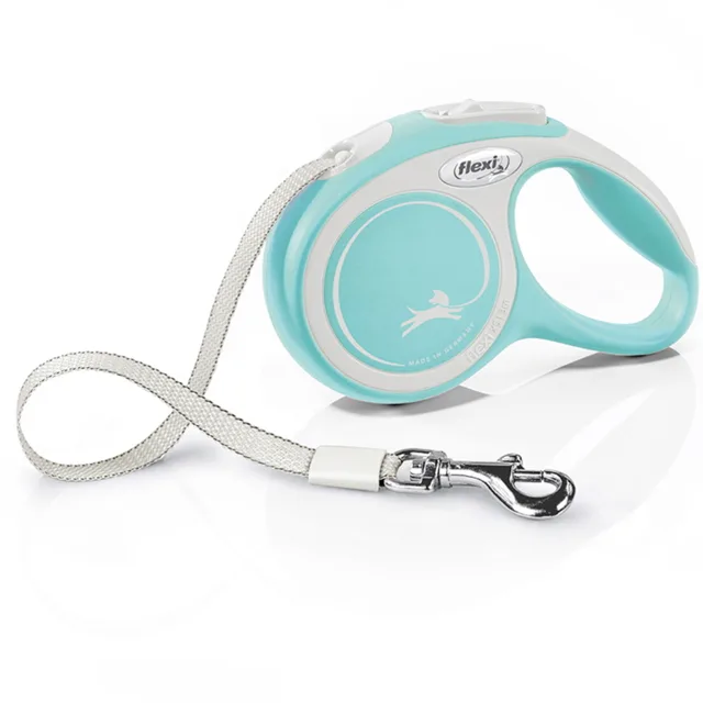 FLEXI New Comfort vodítko pro psy pásek světle modrá, Velikost vodítka: XS - 3 m
