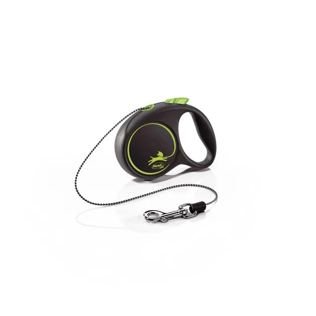 FLEXI Vodítko Black Design XS Cord 3 m zelené