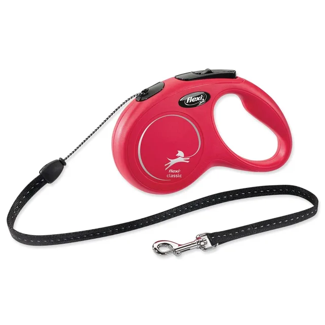 Flexi Vodítko Classic New lanko S červené 5m