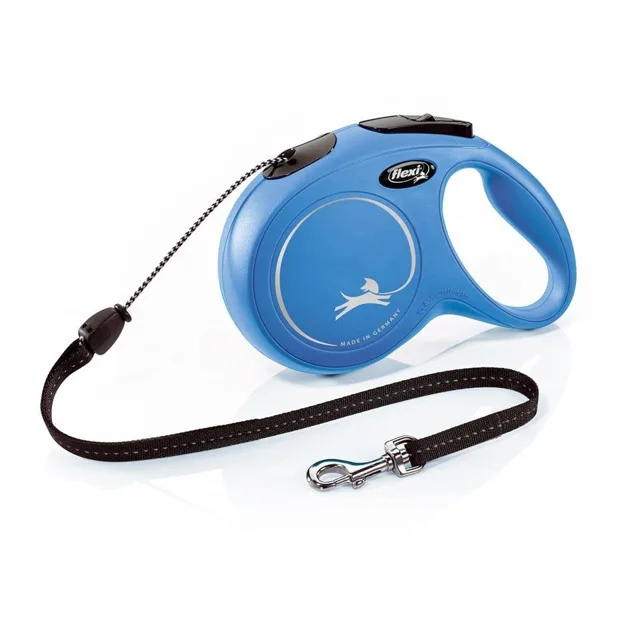 FLEXI Vodítko New Classic M lanko 8 m. nebesky modré  do 20 kg