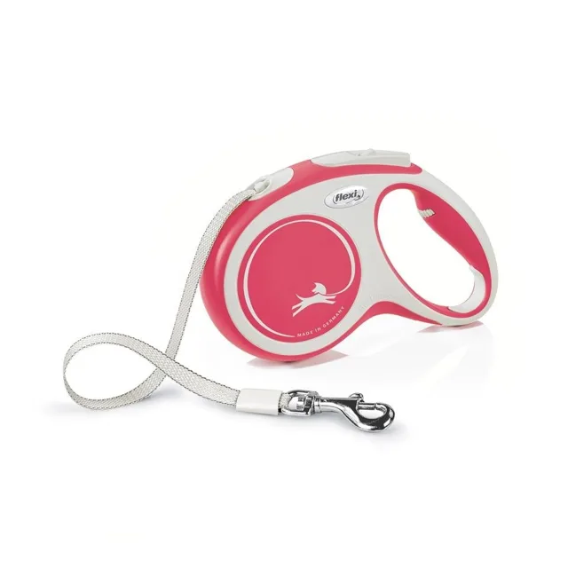 FLEXI Vodítko New Comfort M Tape 5 m červené