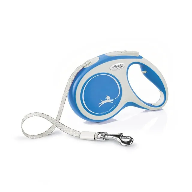 FLEXI Vodítko New Comfort M Tape 5 m modré