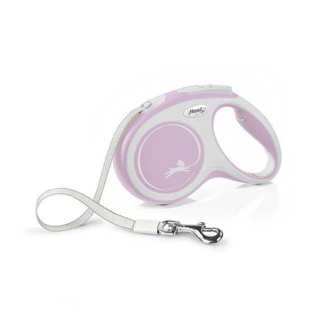 FLEXI Vodítko New Comfort M Tape 5 m růžová