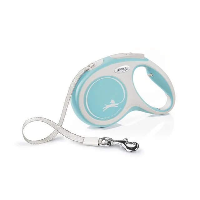 FLEXI Vodítko New Comfort M Tape 5 m světle modré