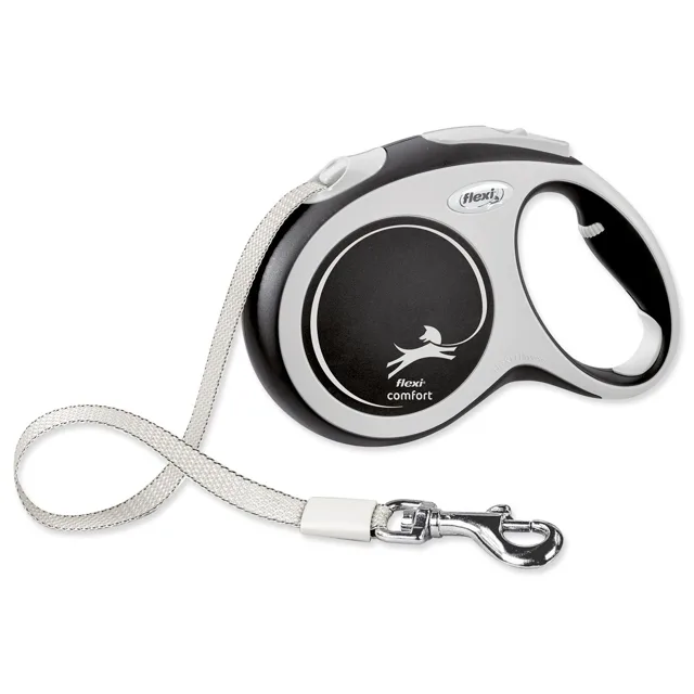 Flexi Vodítko New Comfort páska L černé 5m