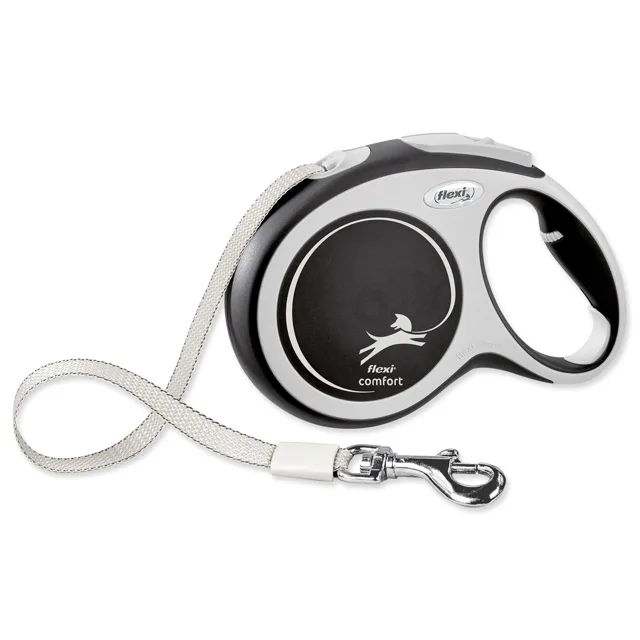 Flexi Vodítko New Comfort páska L černé 8m