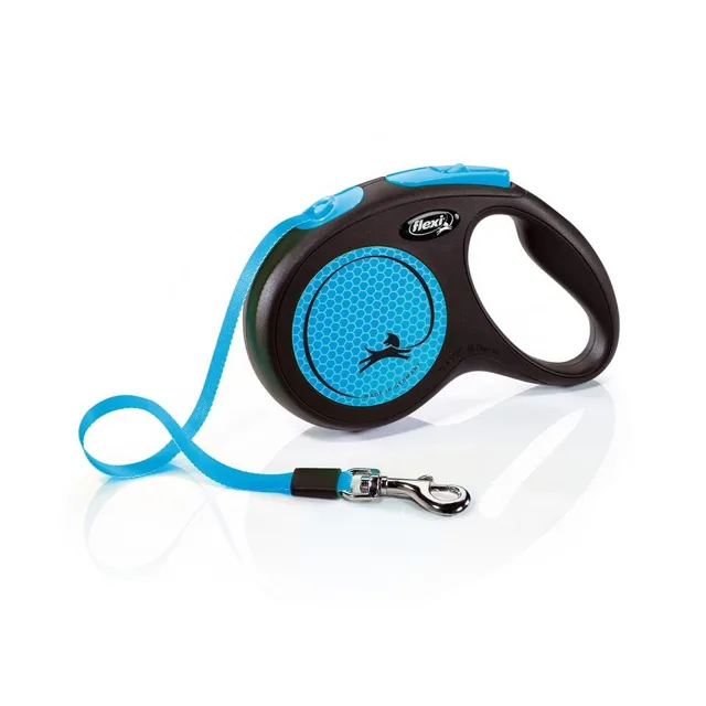 FLEXI Vodítko New Neon M Tape 5m modré