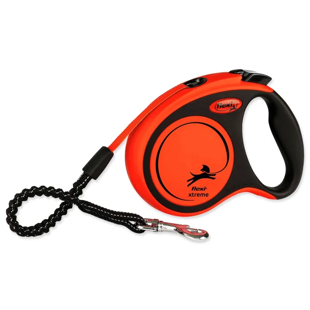 Flexi Vodítko Xtreme páska L oranžové 8m