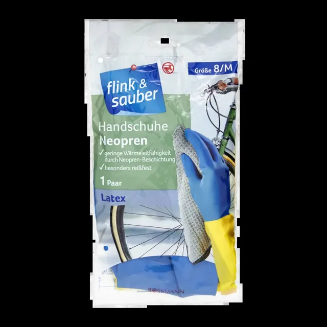 flink & sauber Rukavice neoprenové vel. M