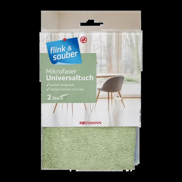 flink & sauber Univerzální utěrka z mikrovlákna  2 ks