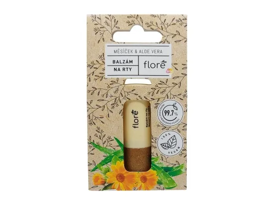 Floré balzám na rty měsíček & aloe vera