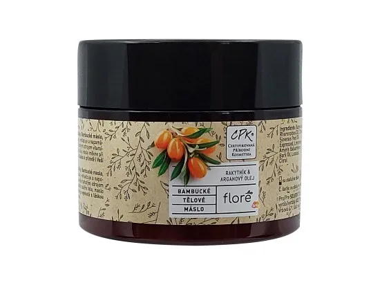 Floré  bambucké tělové máslo rakytník & arganový olej 150 ml