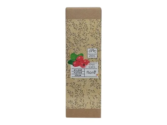 Floré  bylinné pleťové sérum šípek & máta 30 ml
