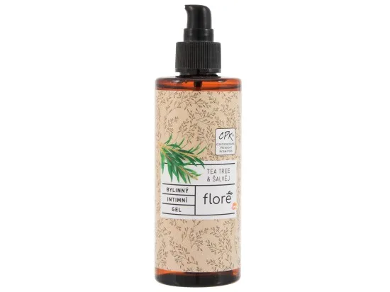 Floré bylinný intimní gel Tea tree & šalvěj 200 ml