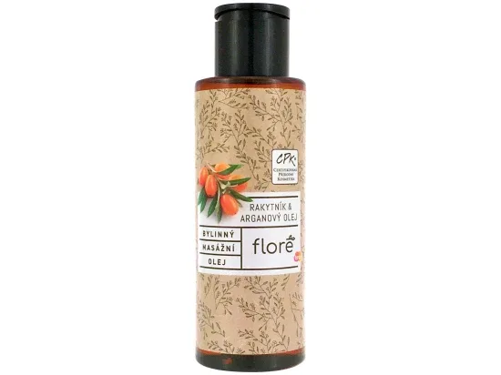 Floré bylinný masážní olej rakytník & arganový olej 100 ml