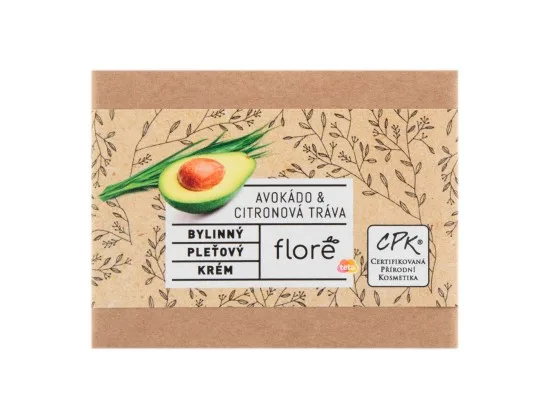 Floré  bylinný pleťový krém avokádo & citronová tráva 50 ml