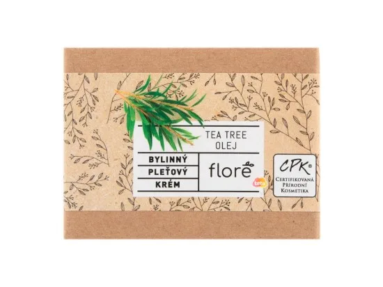 Floré bylinný pleťový krém tea tree olej  50 ml