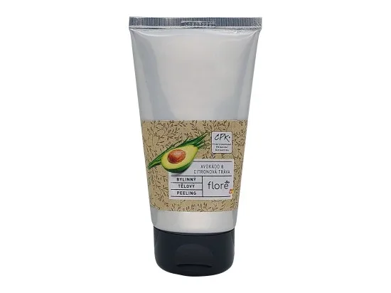 Floré  bylinný tělový peeling avokádo & citronová tráva 150 ml