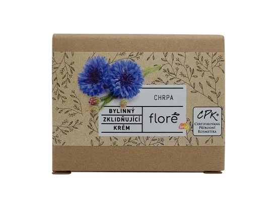 Floré bylinný zklidňující pleťový krém chrpa 50 ml