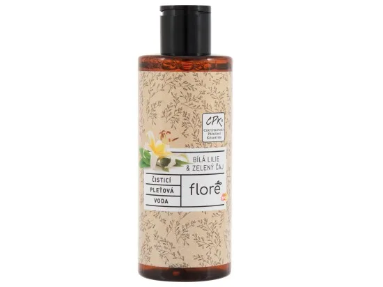 Floré čisticí pleťová voda bílá lilie & zelený čaj 200 ml