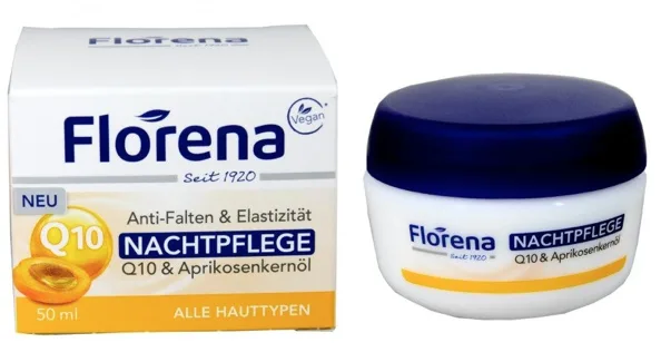 Florena noční krém proti vráskám Q10, 50ml
