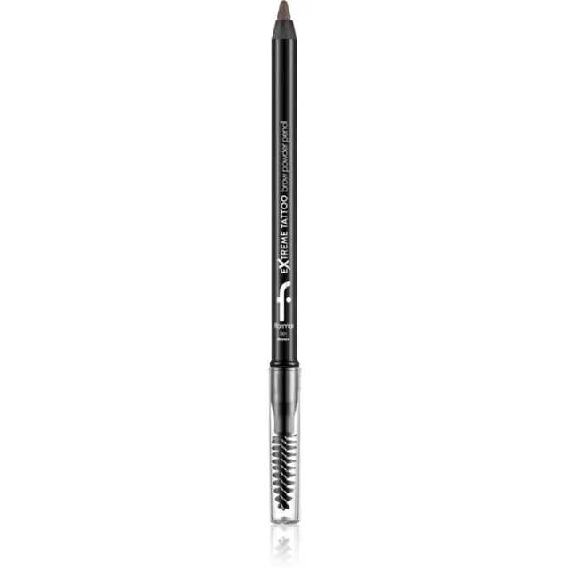 flormar Extreme Tattoo Brow Powder Pencil dlouhotrvající tužka na obočí s pudrovým efektem odstín 001 Brown 1.2 g