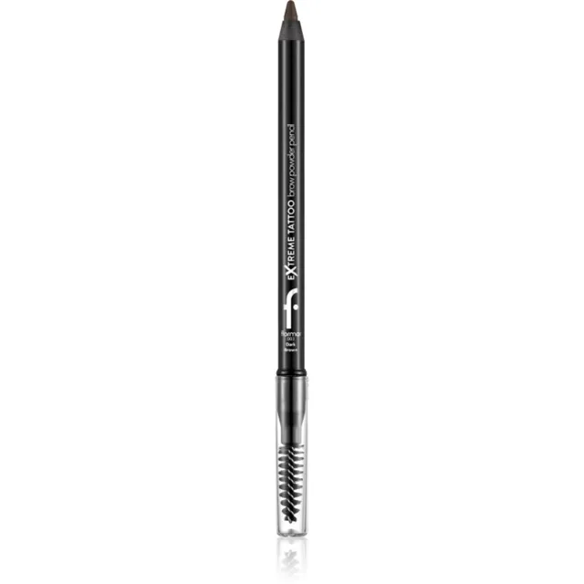 flormar Extreme Tattoo Brow Powder Pencil dlouhotrvající tužka na obočí s pudrovým efektem odstín 003 Dark Brown 1.2 g