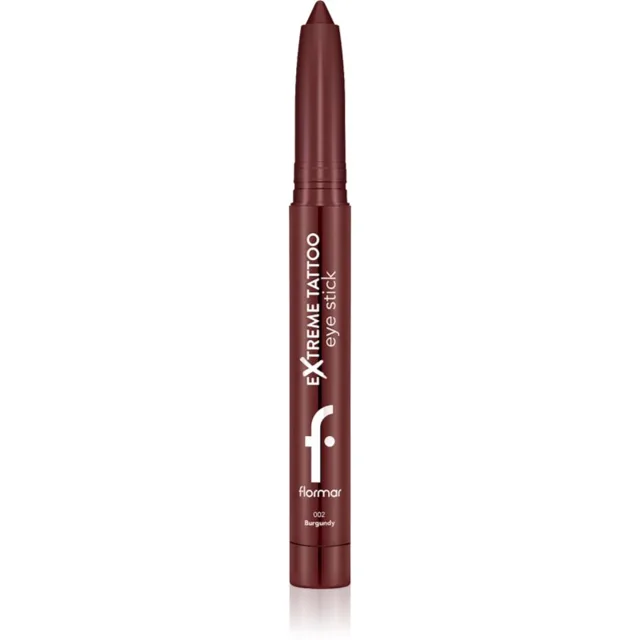 flormar Extreme Tattoo Eye Stick dlouhotrvající gelové oční linky odstín 002 Burgundy 1.4 g