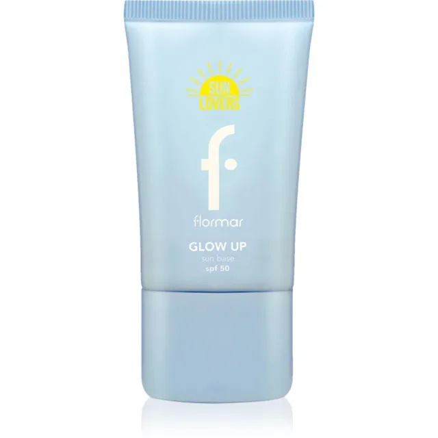 flormar Glow Up Sun Base SPF 50 hydratační podkladová báze pod make-up pro rozjasnění pleti SPF 50 40 ml
