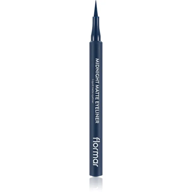 flormar Midnight Matte Eyeliner linka na oči ve fixu s matným efektem odstín 03 Dark Blue 1 ml