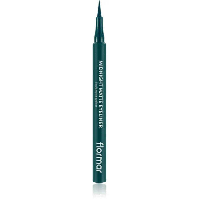 flormar Midnight Matte Eyeliner linka na oči ve fixu s matným efektem odstín 04 Green 1 ml