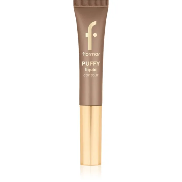 flormar Puffy Liquid Contour konturovací krém s aplikátorem odstín 001 Amber 12 ml