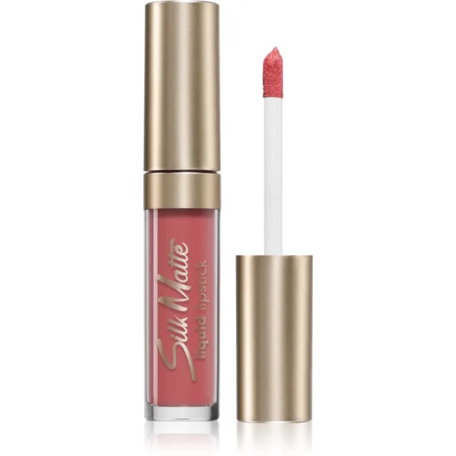 flormar Silk Matte dlouhotrvající matná tekutá rtěnka odstín 002 Fall Rose 4.5 ml