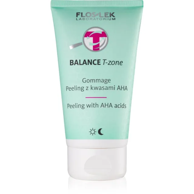 FlosLek Laboratorium Balance T-Zone Gommage peeling pro smíšenou pleť 125 g