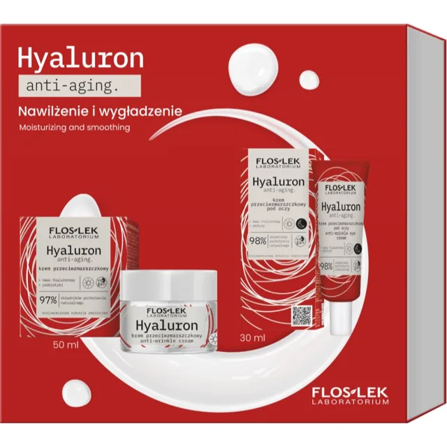 FlosLek Laboratorium Hyaluron dárková sada pro vyhlazení kontur