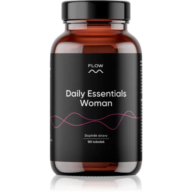 Flow Daily Essentials Woman 2.0 kapsle s multivitamínovým komplexem pro ženy 90 cps