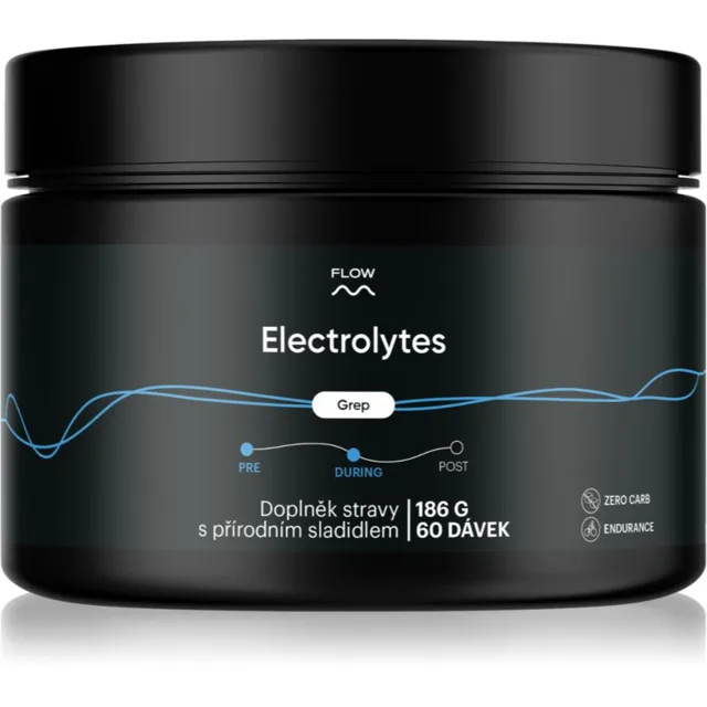 Flow Electrolytes rehydratační elektrolytový nápoj příchuť Grapefruit 186 g