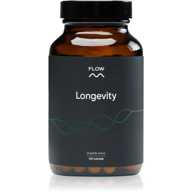 Flow Longevity 4.0 tobolky proti příznakům stárnutí 120 cps