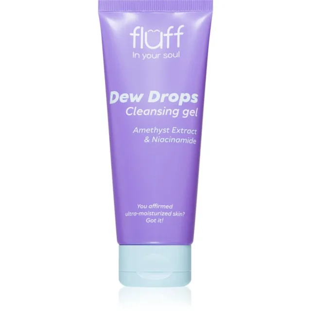 Fluff Dew Drops čisticí pleťový gel s niacinamidem 100 ml