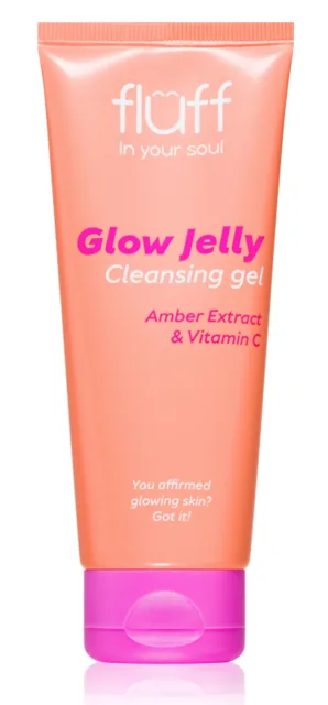 Fluff Glow Jelly čisticí pleťový gel s vitamínem C 100 ml, EXP. 05/2026