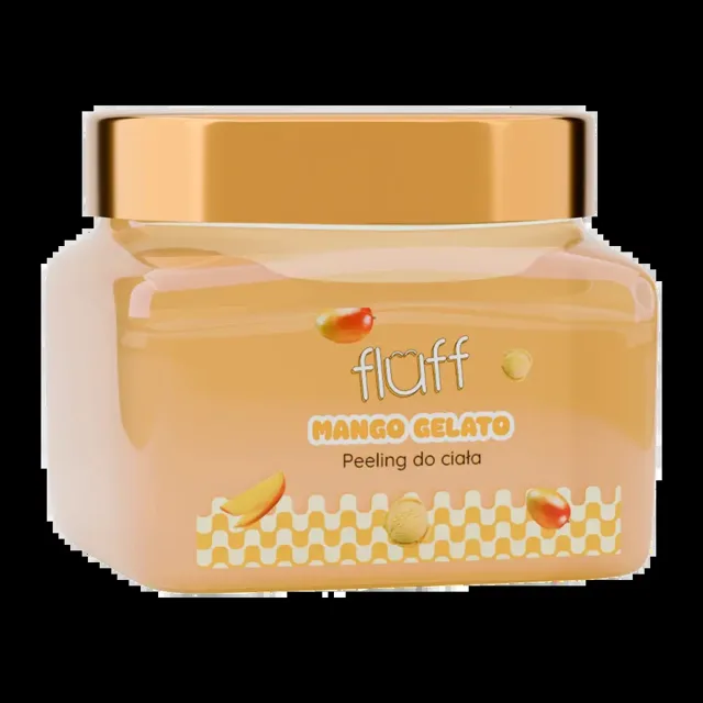 Fluff Tělový peeling Raspberry Mango Gelato 350 ml