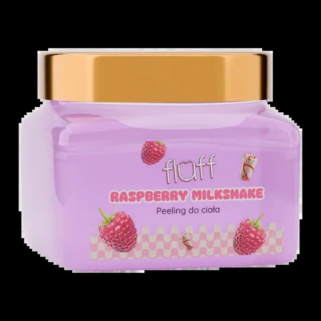 Fluff Tělový peeling Raspberry Milkshake 350 ml